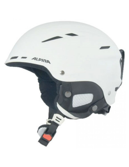 Kask narciarski alpina biom (white matt)