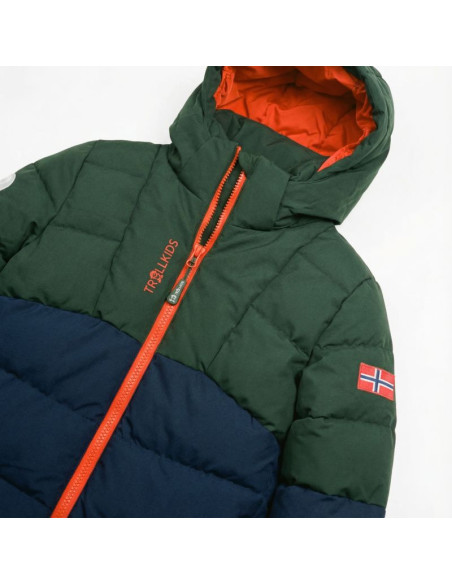 Kurtka zimowa dla dziewczynki/chłopca trollkids kids gryllefjord ocieplana wodoodporna (365-322)