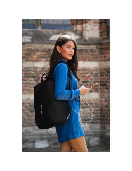 Xd design plecak antykradzieżowy bobby soft czarny p/n: p705.791