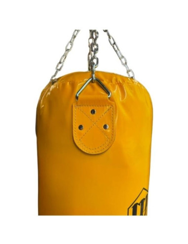 Worek bokserski plawil wwp-kids żółty 140 x 35 cm wypełniony