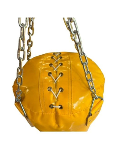 Worek bokserski plawil wwp-kids żółty 140 x 35 cm wypełniony