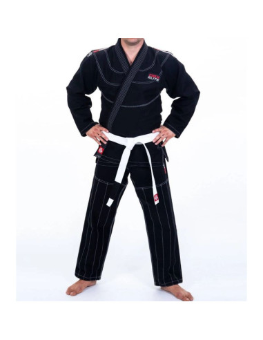 Kimono / gi do treningu bjj - czarne dbx elite a0 + pas a0
