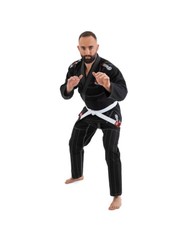 Kimono / gi do treningu bjj - czarne dbx elite a0 + pas a0