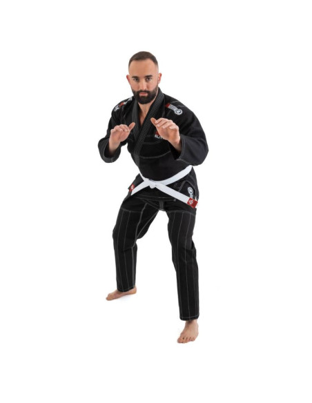 Kimono / gi do treningu bjj - czarne dbx elite a0 + pas a0