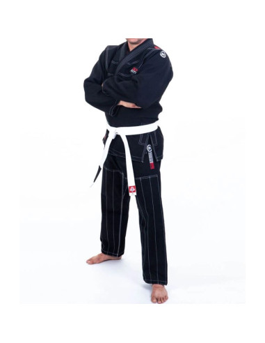 Kimono / gi do treningu bjj - czarne dbx elite a0 + pas a0