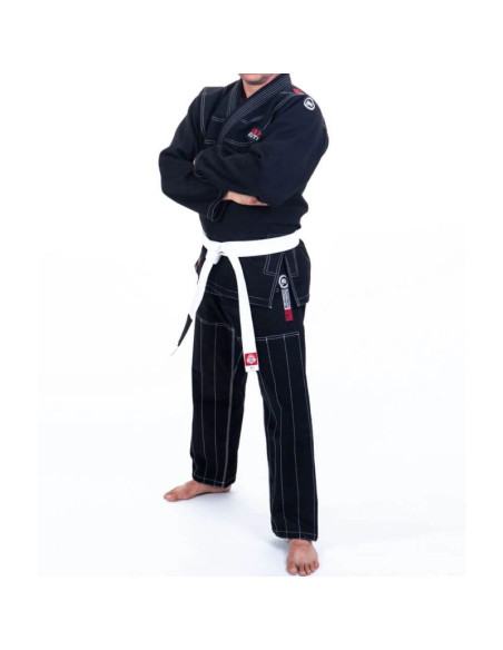 Kimono / gi do treningu bjj - czarne dbx elite a0 + pas a0