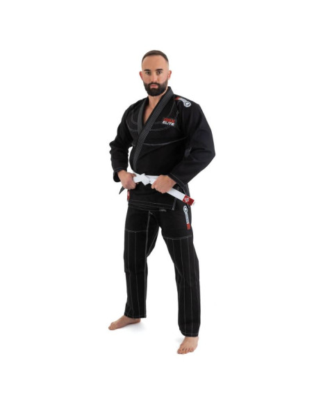 Kimono / gi do treningu bjj - czarne dbx elite a0 + pas a0