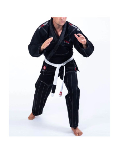 Kimono / gi do treningu bjj - czarne dbx elite a0 + pas a0