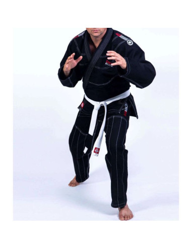 Kimono / gi do treningu bjj - czarne dbx elite a0 + pas a0