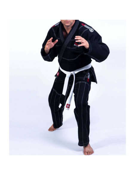 Kimono / gi do treningu bjj - czarne dbx elite a0 + pas a0