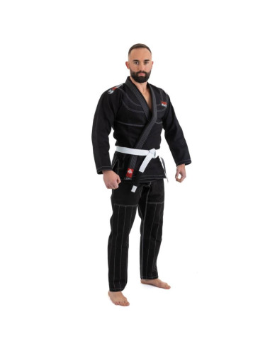 Kimono / gi do treningu bjj - czarne dbx elite a0 + pas a0