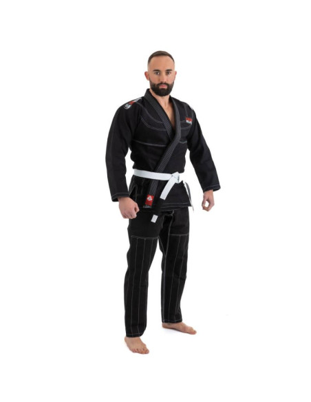 Kimono / gi do treningu bjj - czarne dbx elite a0 + pas a0