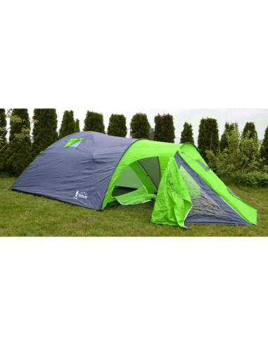 Namiot 4 osobowy cool czarno-zielony enero camp