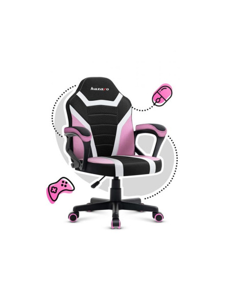 Fotel gamingowy dla dziecka hz-ranger 1.0 pink mesh