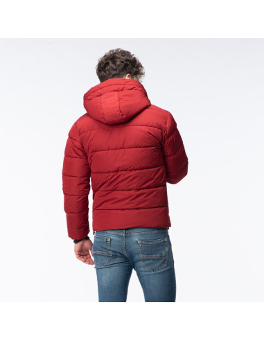 Męski płaszcz pikowany zimowy manko