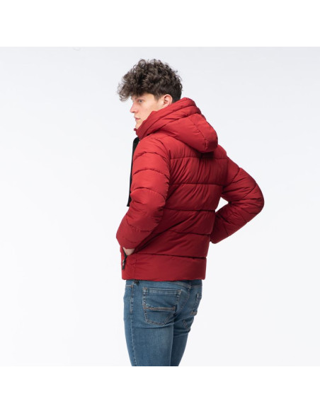 Męski płaszcz pikowany zimowy manko