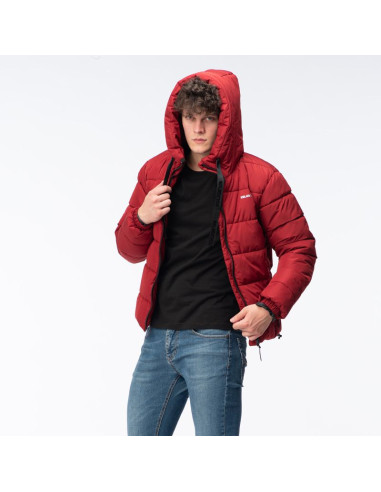 Męski płaszcz pikowany zimowy manko