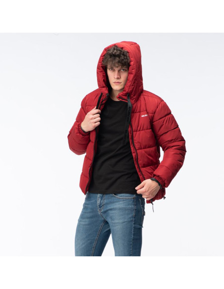 Męski płaszcz pikowany zimowy manko