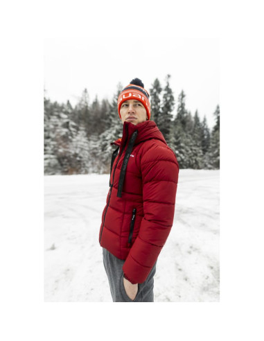 Męski płaszcz pikowany zimowy manko