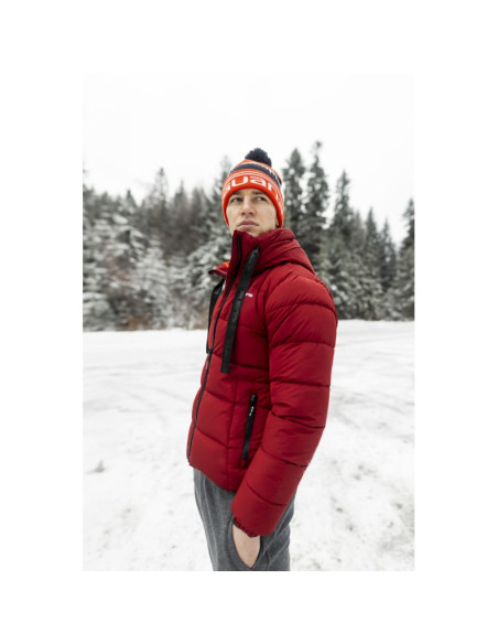 Męski płaszcz pikowany zimowy manko