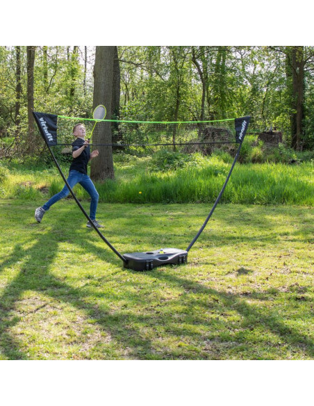 Virtufit zestaw 2-w-1 przenośny zestaw do badmintona i tenisa - w zestawie walizka i rakietki