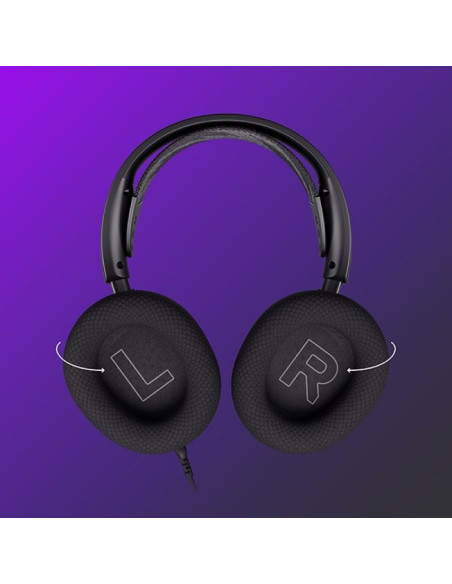 Steelseries arctis nova 1 zestaw słuchawkowy przewodowa opaska na głowę gaming czarny