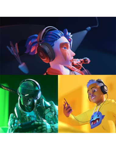 Steelseries arctis nova 1 zestaw słuchawkowy przewodowa opaska na głowę gaming czarny