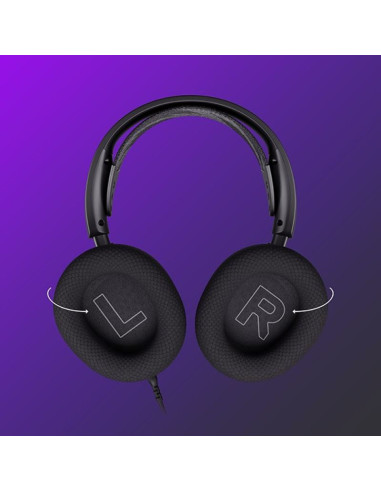 Steelseries arctis nova 1 zestaw słuchawkowy przewodowa opaska na głowę gaming czarny