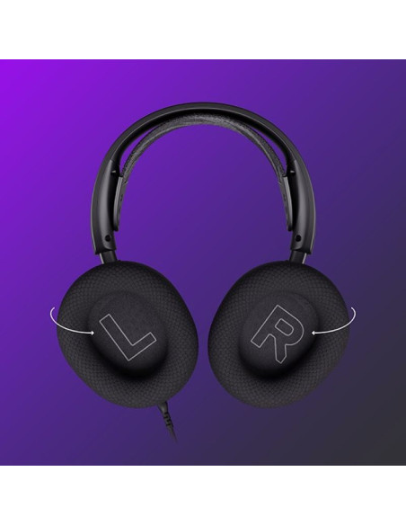 Steelseries arctis nova 1 zestaw słuchawkowy przewodowa opaska na głowę gaming czarny
