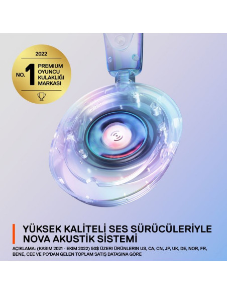 Słuchawki steelseries arctis nova 1p, szare