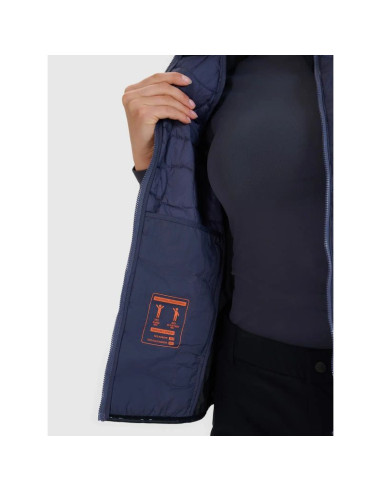 Bezrękawnik trekkingowy z wypełnieniem primaloft black damski 4f 4fwss25tvjaf180-22s