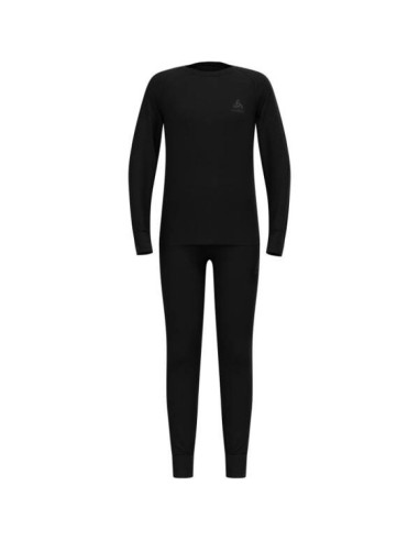 Zestaw bielizny dziecięcej odlo set long merino 200 kids roz. 152cm czarny