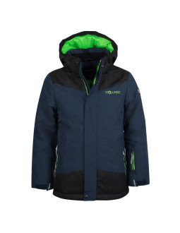 Kurtka ocieplana trollkids kids norefjell jacket dla dziewczynki/chłopca wodoodporna granatowa (132-100)