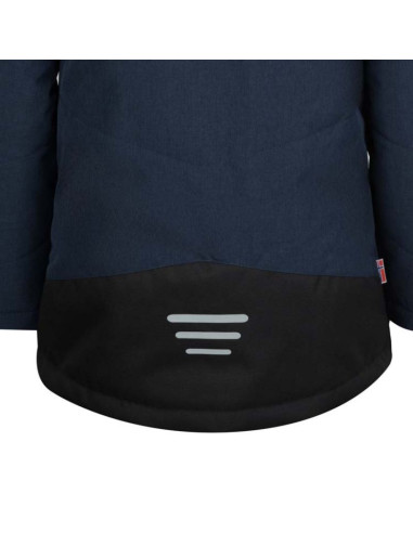 Kurtka ocieplana trollkids kids norefjell jacket dla dziewczynki/chłopca wodoodporna granatowa (132-100)