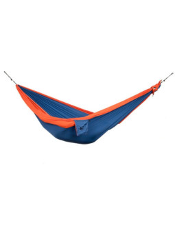 Hamak turystyczny ticket to the moon king size kempingowy granatowo-pomarańczowy (tmk3935)