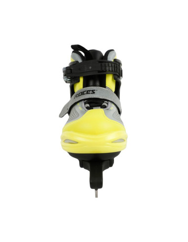 Łyżwy roces moody ice x czarno-limonkowe 450743 001