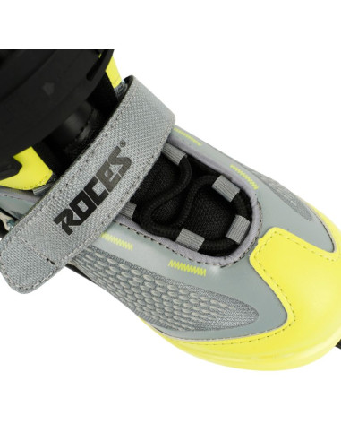 Łyżwy roces moody ice x czarno-limonkowe 450743 001