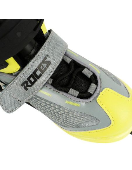 Łyżwy roces moody ice x czarno-limonkowe 450743 001