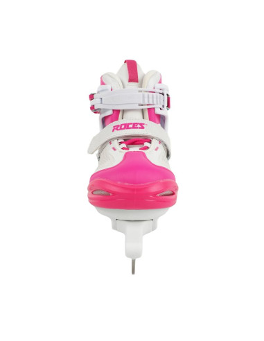 Łyżwy roces moody ice x biało-różowe 450744 001