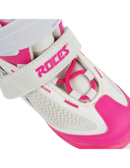 Łyżwy roces moody ice x biało-różowe 450744 001