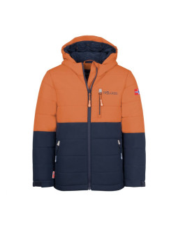Kurtka narciarska dziecięca trollkids kids hemsedal snow jacket xt zimowa wodoodporna pomarańczowa  (513-176)
