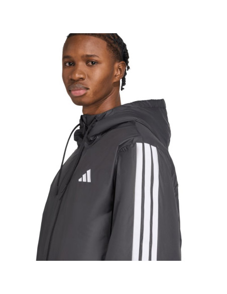 Kurtka męska adidas essentials climawarm 3-stripes insulated hooded czarna jm4042