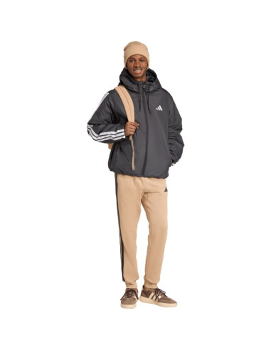 Kurtka męska adidas essentials climawarm 3-stripes insulated hooded czarna jm4042