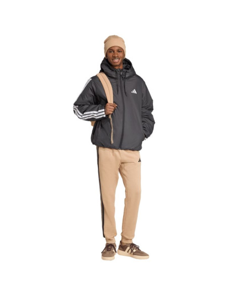 Kurtka męska adidas essentials climawarm 3-stripes insulated hooded czarna jm4042