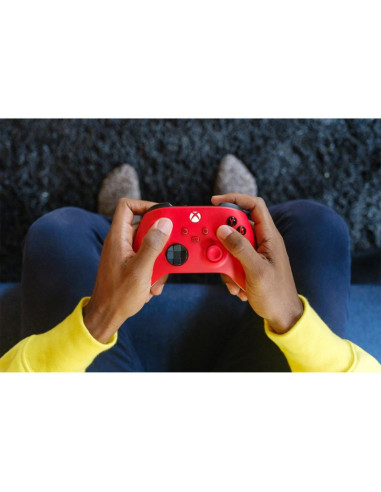 Microsoft xbox series kontroler - pulsujący czerwon