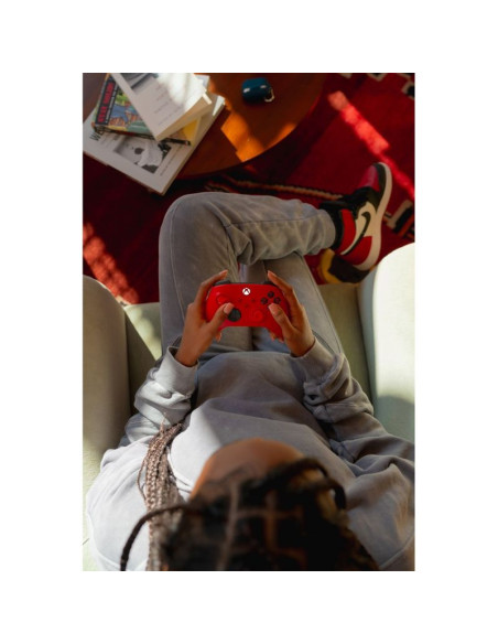 Microsoft xbox series kontroler - pulsujący czerwon