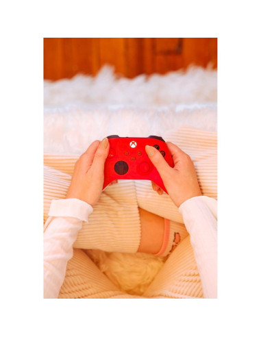 Microsoft xbox series kontroler - pulsujący czerwon