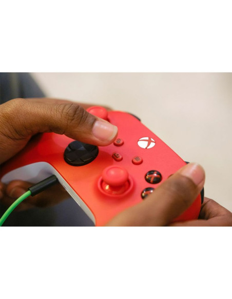 Microsoft xbox series kontroler - pulsujący czerwon