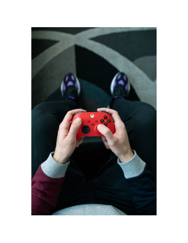 Microsoft xbox series kontroler - pulsujący czerwon
