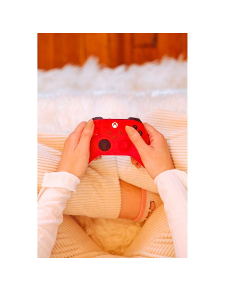 Microsoft xbox series kontroler - pulsujący czerwon
